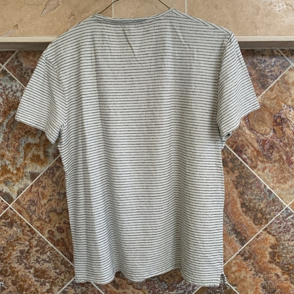 Men’s John Varvatos Star USA EMMETT T-Shirt Size XL Ivory and Black - Picture 4 of 9